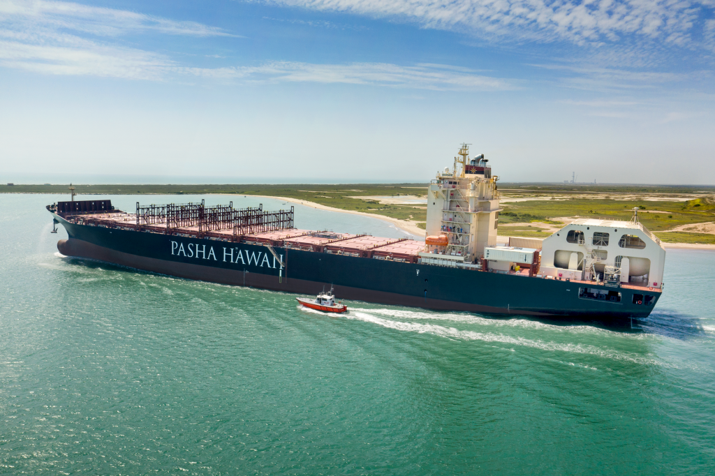 Pasha Hawaii Announces Delivery of LNGFueled MV III at Keppel